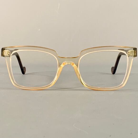ANNE & VALENTIN O Life Brown Clear Two Tone Acetate Frames Eyewear